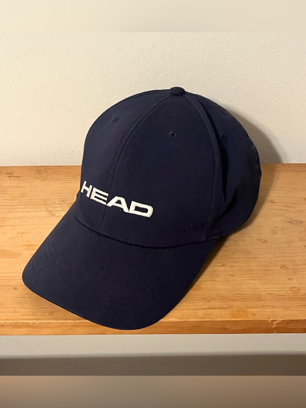 HEAD Navy Blue Embroidered Logo Baseball Cap